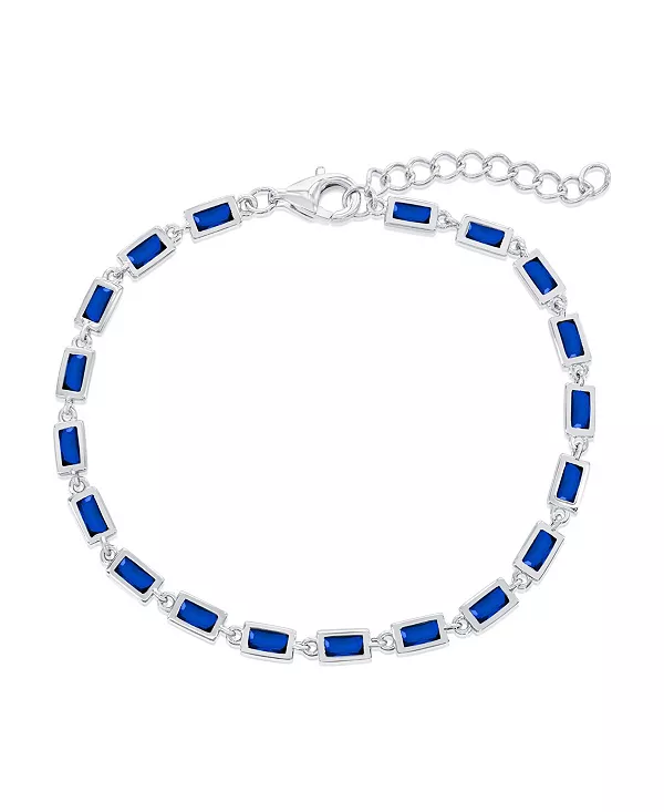 Браслет из стерлингового серебра с прямоугольной оправой и сапфирами Simona, sapphire
Браслет из стерлингового серебра с прямоугольной оправой и сапфирами Simona, sapphire