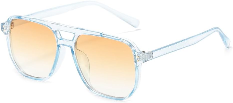 Ретро-солнцезащитные очки с двойной перемычкой для женщин, модные сине-оранжевые градиентные оттенки, защита от ультрафиолета UV400 для мужчин HVTVTLA, Blue Orange Gradient
Ретро-солнцезащитные очки с двойной перемычкой для женщин, модные сине-оранжевые градиентные оттенки, защита от ультрафиолета UV400 для мужчин HVTVTLA, Blue Orange Gradient