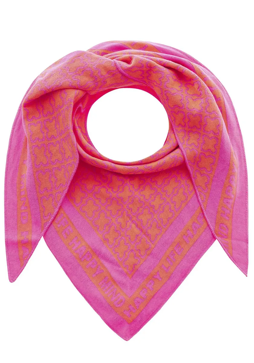 Треугольный шарф Zwillingsherz с разнообразным узором, розовый
Треугольный шарф Zwillingsherz с разнообразным узором, розовый