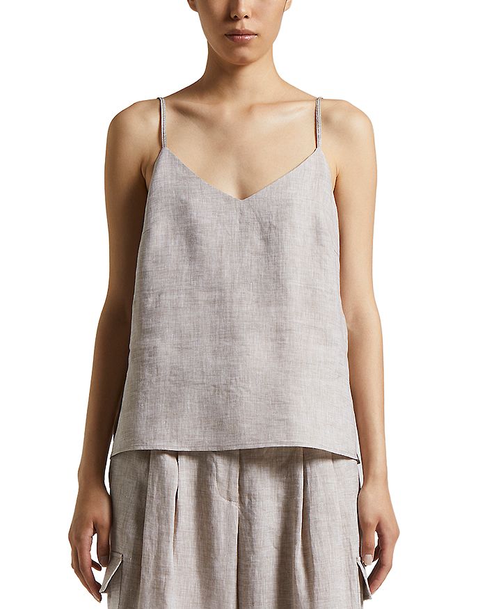 Камисоль с V-образным вырезом Peserico, коричневый/бежевый
Камисоль с V-образным вырезом Peserico, коричневый/бежевый