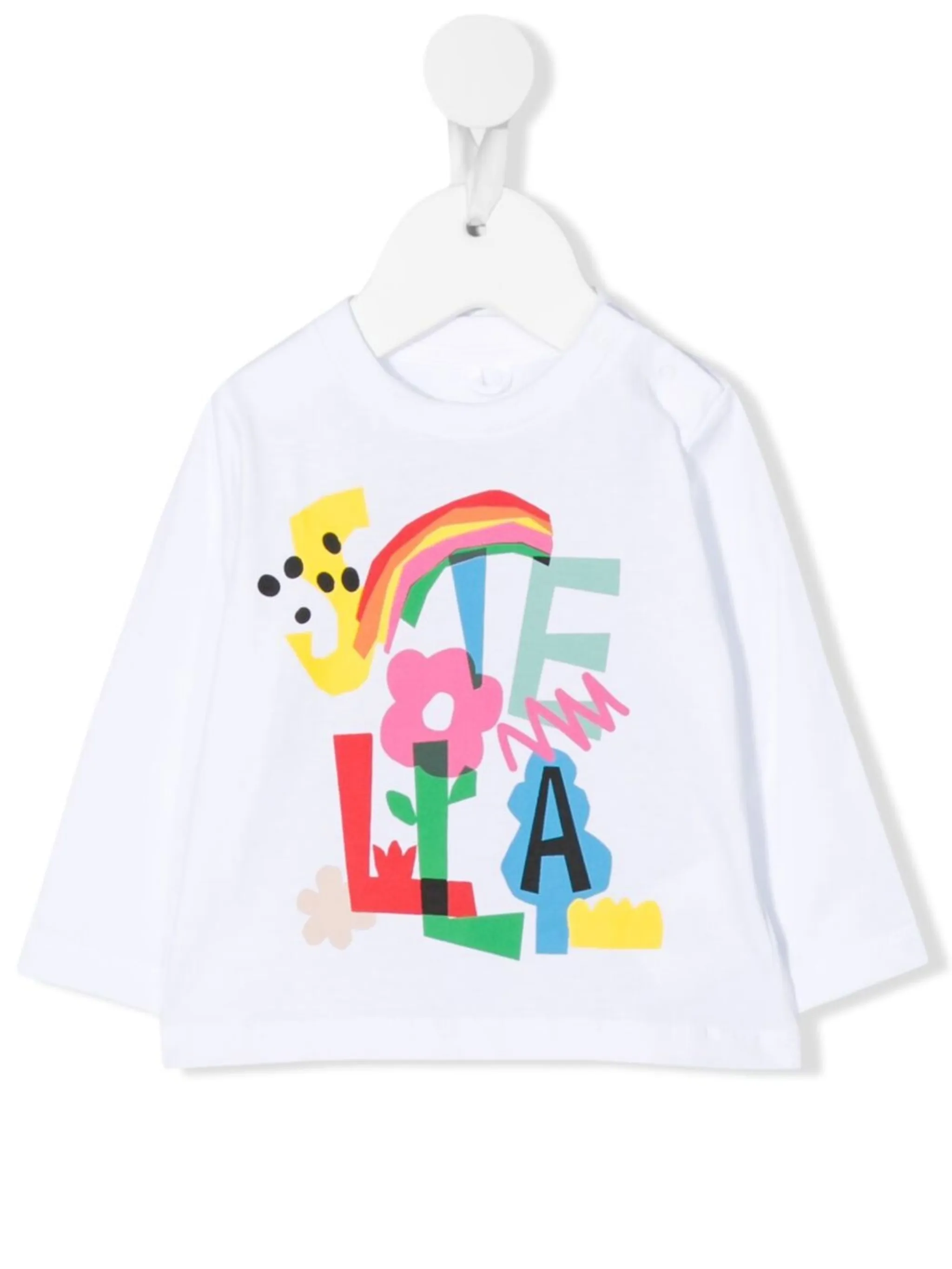 Футболка с длинными рукавами и логотипом Stella Mccartney Kids, белый
Футболка с длинными рукавами и логотипом Stella Mccartney Kids, белый