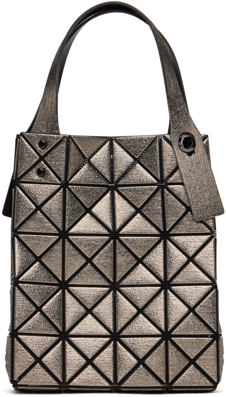 Миниатюрная сумка-тоут в стиле бронзы, платины Bao Bao Issey Miyake, цвет Gunmetal
Миниатюрная сумка-тоут в стиле бронзы, платины Bao Bao Issey Miyake, цвет Gunmetal