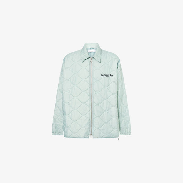 Куртка-рубашка Peacemaker с логотипом, бирюзовый
Куртка-рубашка Peacemaker с логотипом, бирюзовый