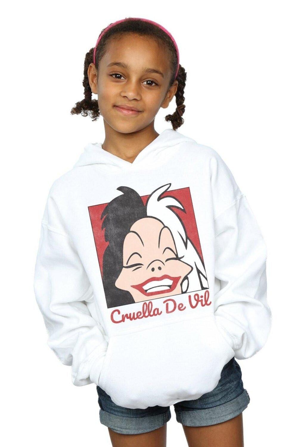 Толстовка с укороченной головой Круэллы Де Виль Disney, белый
Толстовка с укороченной головой Круэллы Де Виль Disney, белый