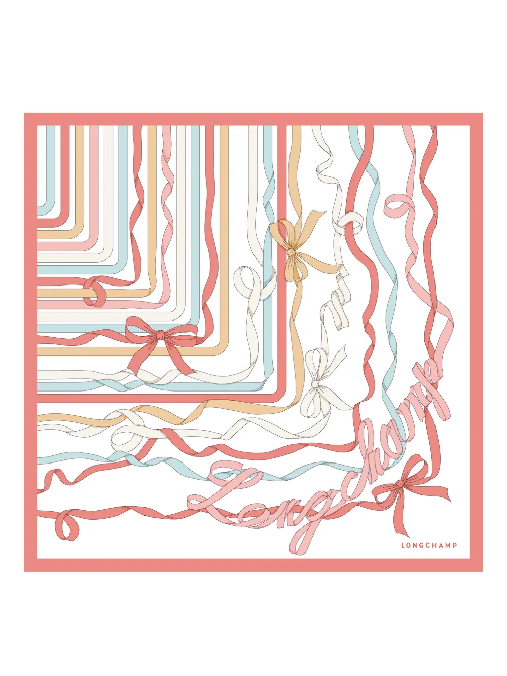 Шарф Rubans Longchamp, белый
Шарф Rubans Longchamp, белый