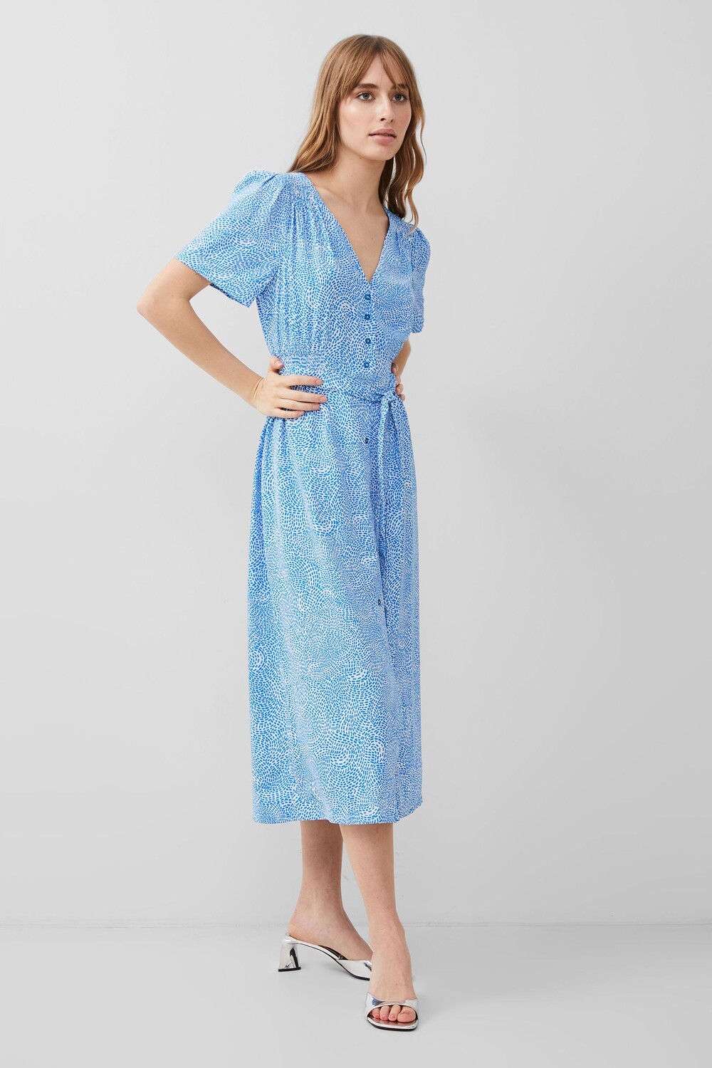 Платье Bernice Elite на пуговицах French Connection, синий
Платье Bernice Elite на пуговицах French Connection, синий