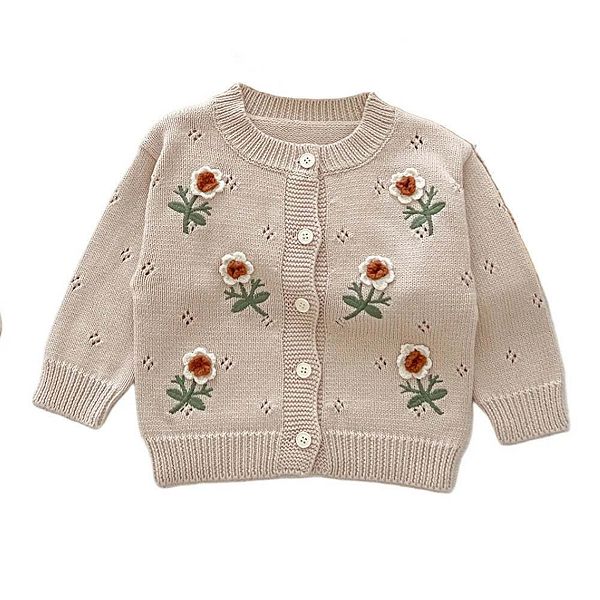 Кардиган для девочки с вышивкой цветов Mykids-Usa, Khaki
Кардиган для девочки с вышивкой цветов Mykids-Usa, Khaki