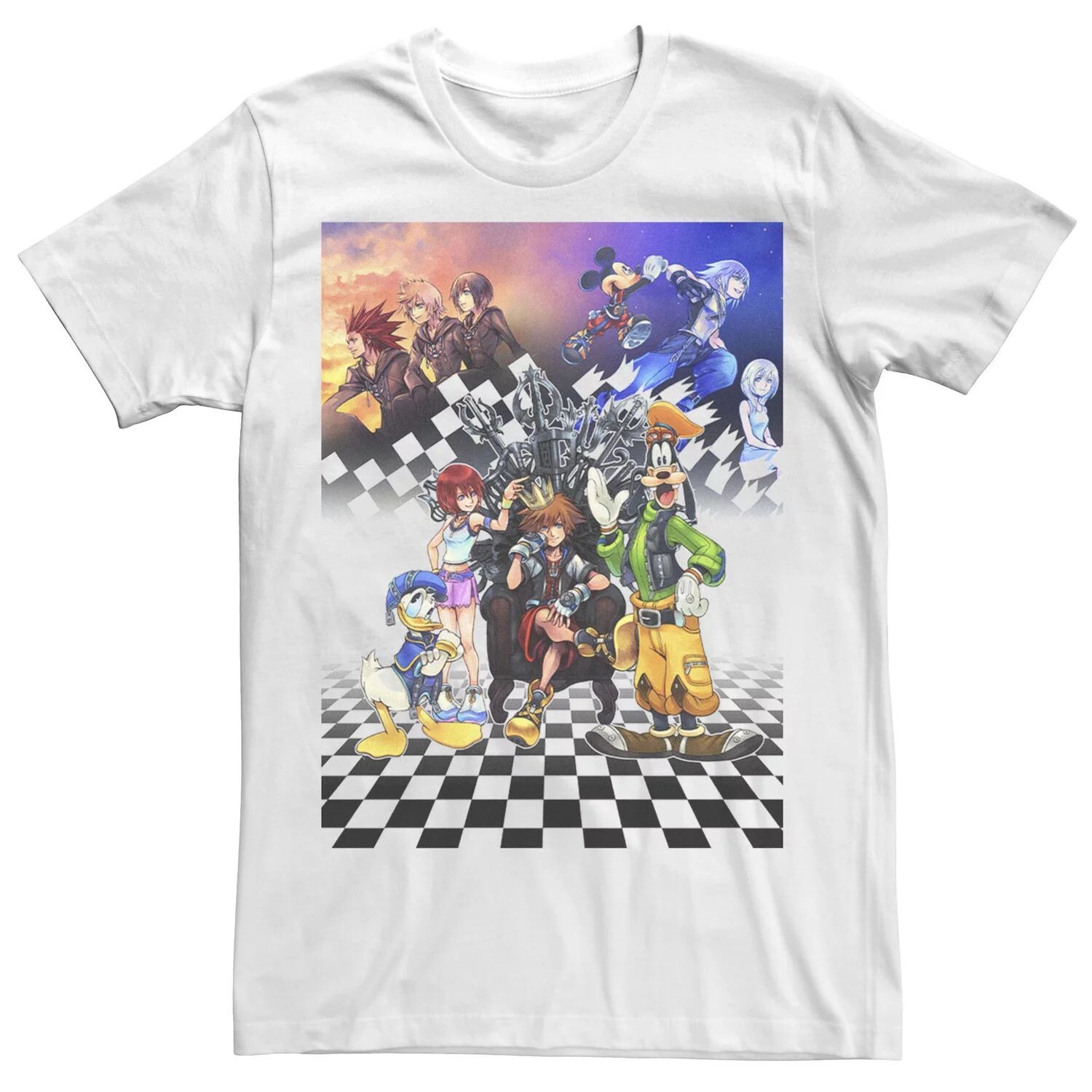 Мужская футболка в клетку Kingdom Hearts Group Group Shot Licensed Character
Мужская футболка в клетку Kingdom Hearts Group Group Shot Licensed Character