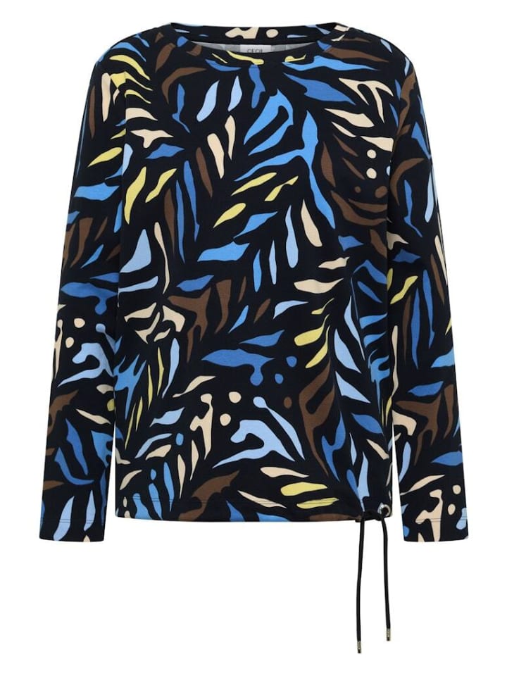 Cecil Рубашка с длинными рукавами универсального синего цвета
Cecil Рубашка с длинными рукавами универсального синего цвета