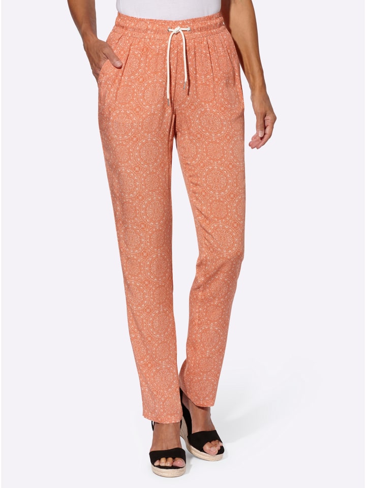 Брюки-стринги с принтом папайи и шампанского WITT WEIDEN
Брюки-стринги с принтом папайи и шампанского WITT WEIDEN