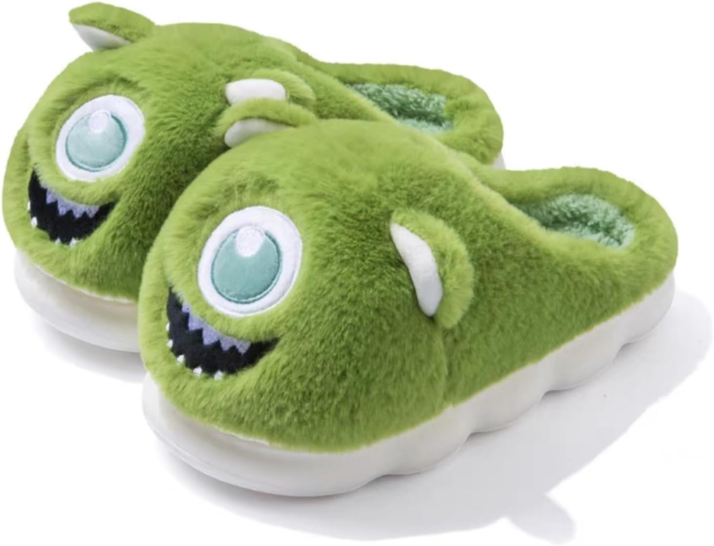 Милые тапочки-монстры для женщин и мужчин, пушистые тапочки в виде животных, кавайные женские и мужские пушистые тапочки, мягкие теплые уютные домашние тапочки Zigihos, зеленый
Милые тапочки-монстры для женщин и мужчин, пушистые тапочки в виде животных, кавайные женские и мужские пушистые тапочки, мягкие теплые уютные домашние тапочки Zigihos, зеленый