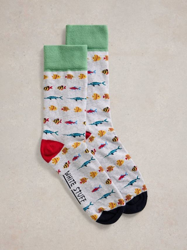 Рыбные носки White Stuff, цвет Grey/Multi
Рыбные носки White Stuff, цвет Grey/Multi