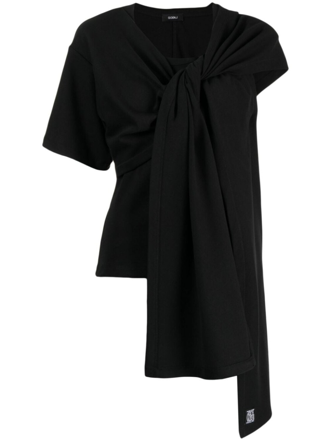 Блузка асимметричного кроя Goen.J, черный
Блузка асимметричного кроя Goen.J, черный