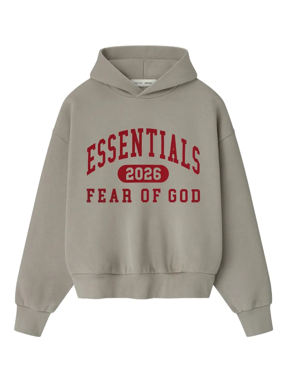 Классическое худи с принтом Fear Of God Essentials, серый
Классическое худи с принтом Fear Of God Essentials, серый