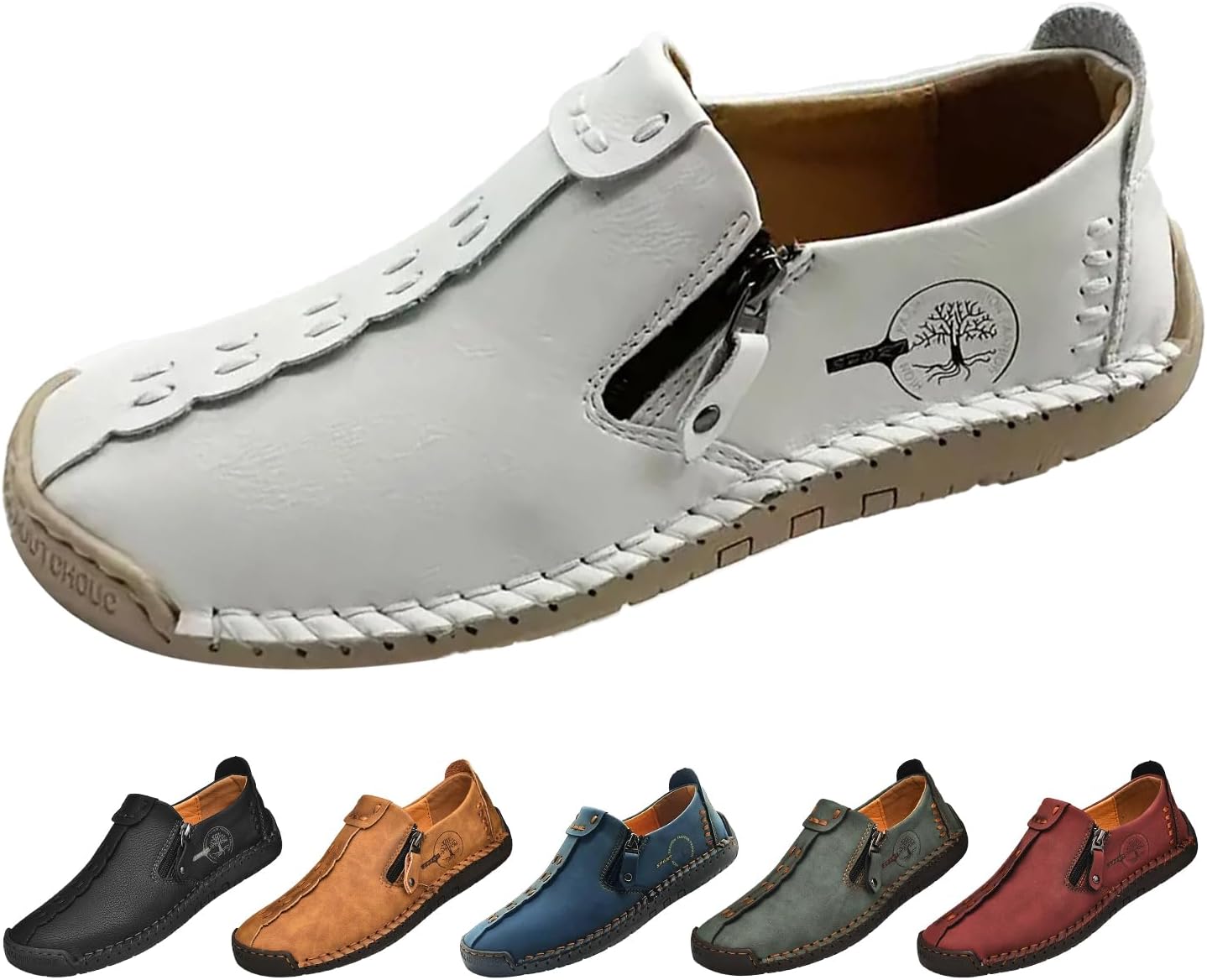 Мужские повседневные ботинки Чака на молнии, винтажные классические удобные ручной работы мокасины без шнурков, кожаная обувь для прогулок и вождения Hneowgn, белый
Мужские повседневные ботинки Чака на молнии, винтажные классические удобные ручной работы мокасины без шнурков, кожаная обувь для прогулок и вождения Hneowgn, белый