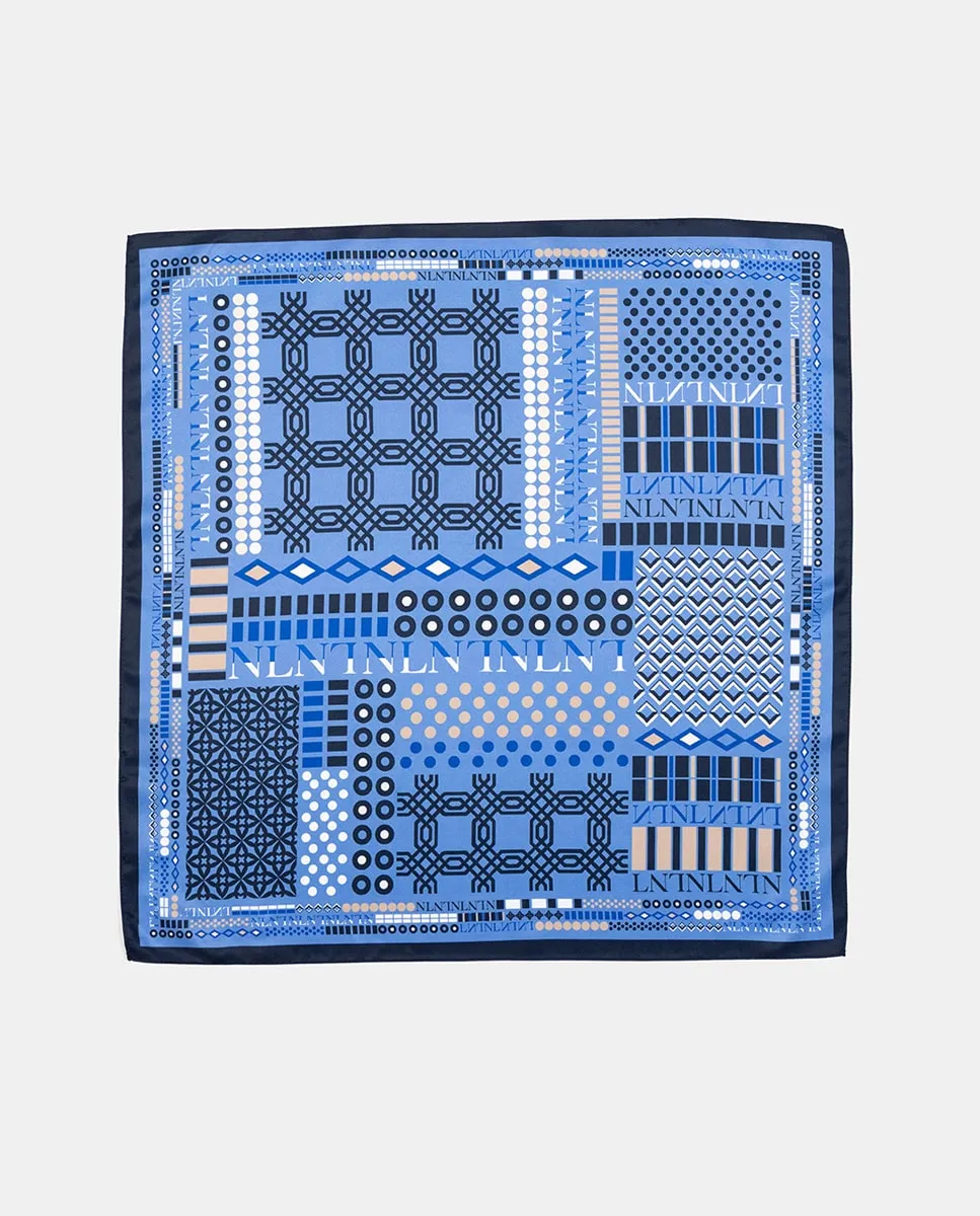 Женская бандана с геометрическим принтом и логотипами NL Naulover, синий
Женская бандана с геометрическим принтом и логотипами NL Naulover, синий