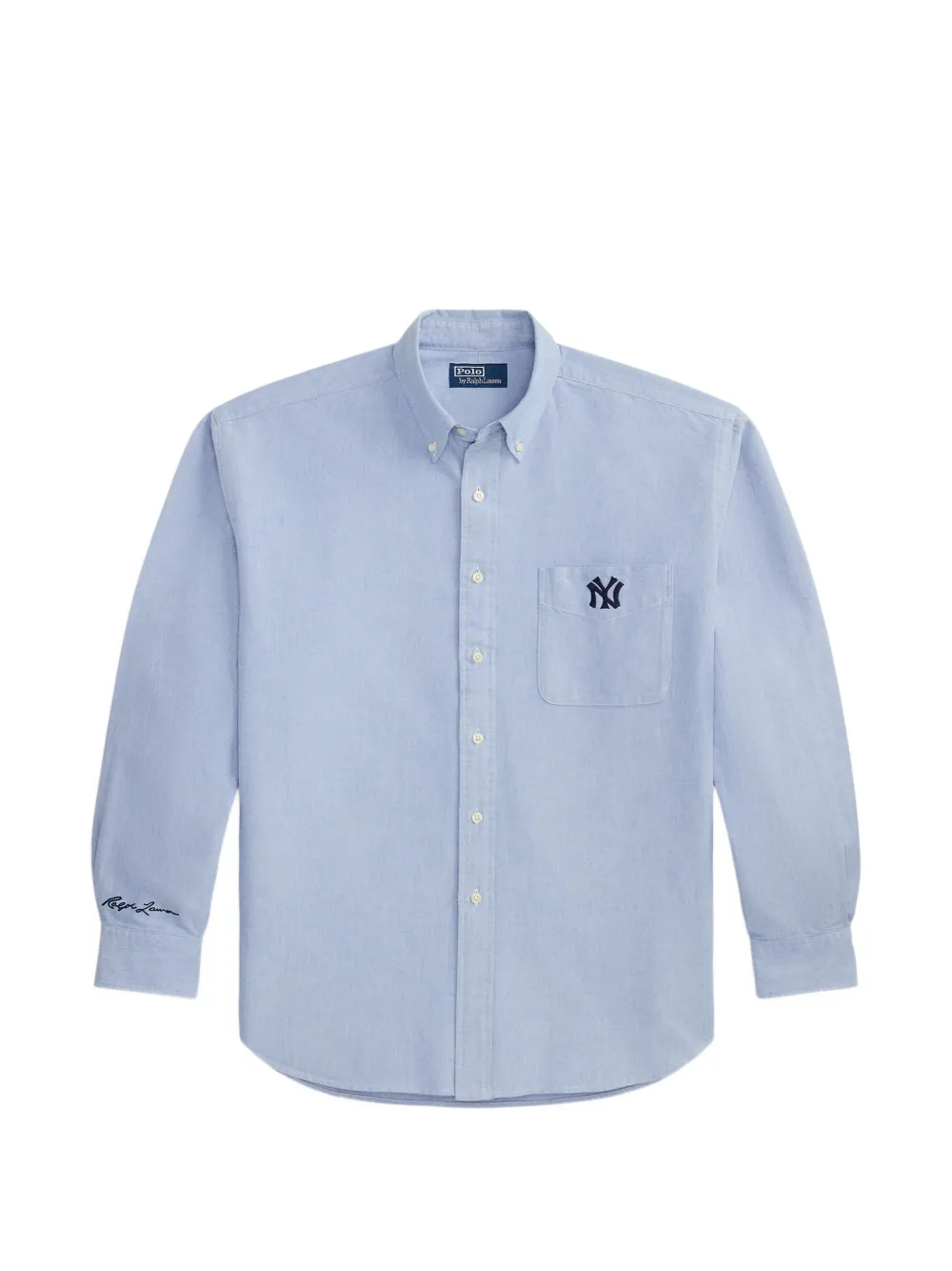 Футболка с фирменной надписью Yankees и карманом Polo Ralph Lauren, синий
Футболка с фирменной надписью Yankees и карманом Polo Ralph Lauren, синий