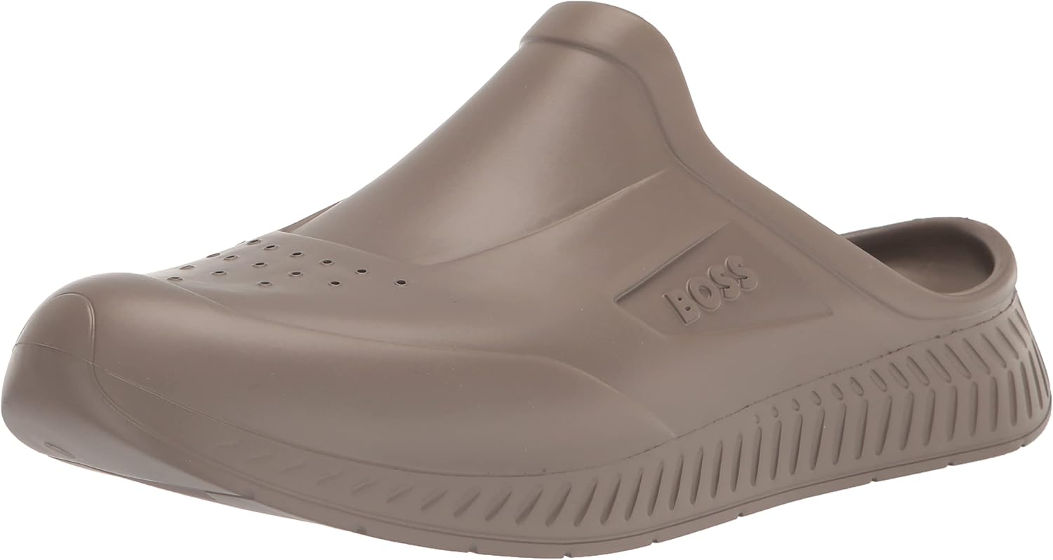 BOSS Men's Modern Clog Slip-on Rubber Sandals Slide, Tiger Eye Beige
BOSS Men's Modern Clog Slip-on Rubber Sandals Slide, Tiger Eye Beige