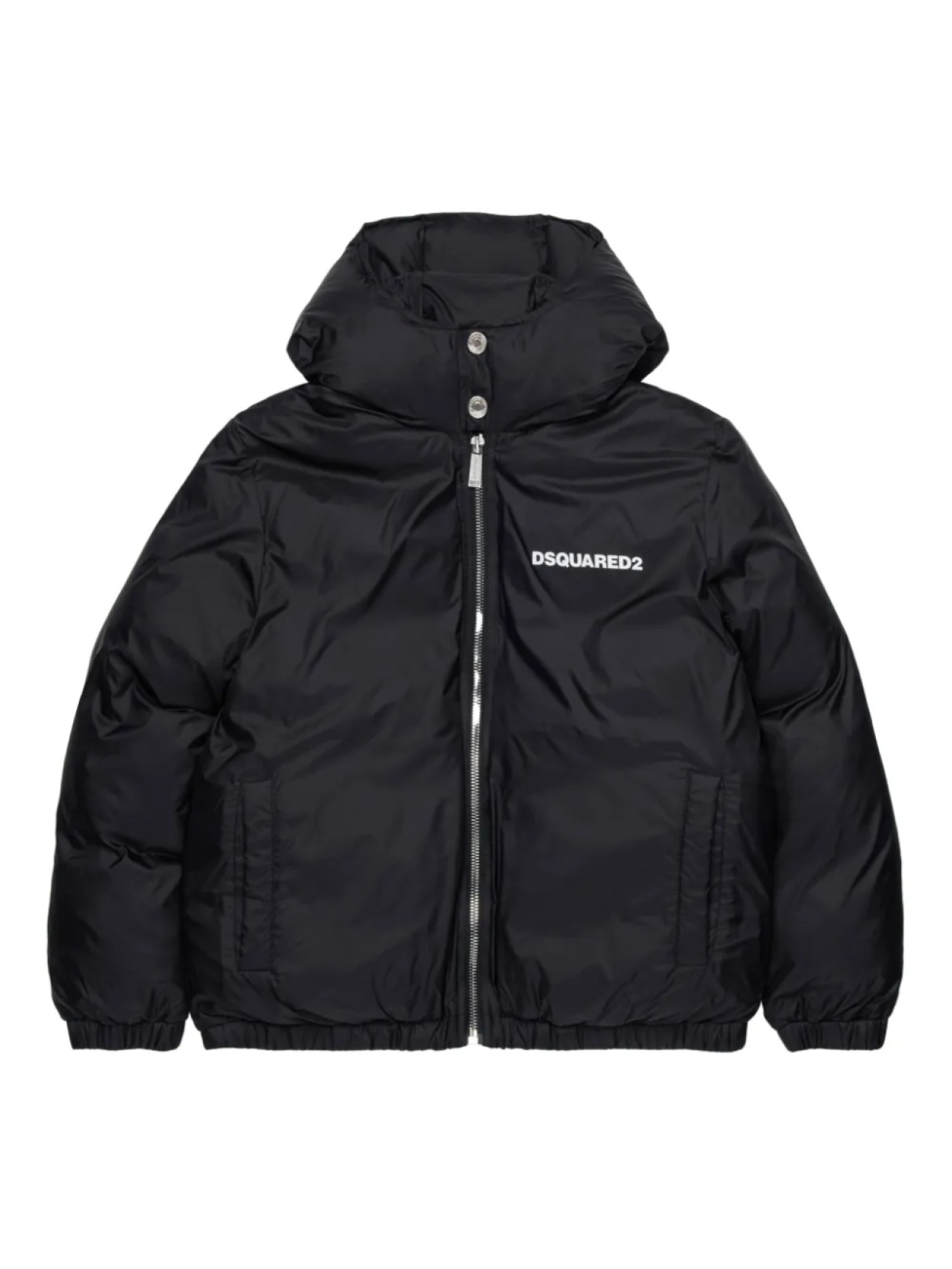 DSQUARED2 KIDS утепленная куртка с капюшоном, черный
DSQUARED2 KIDS утепленная куртка с капюшоном, черный