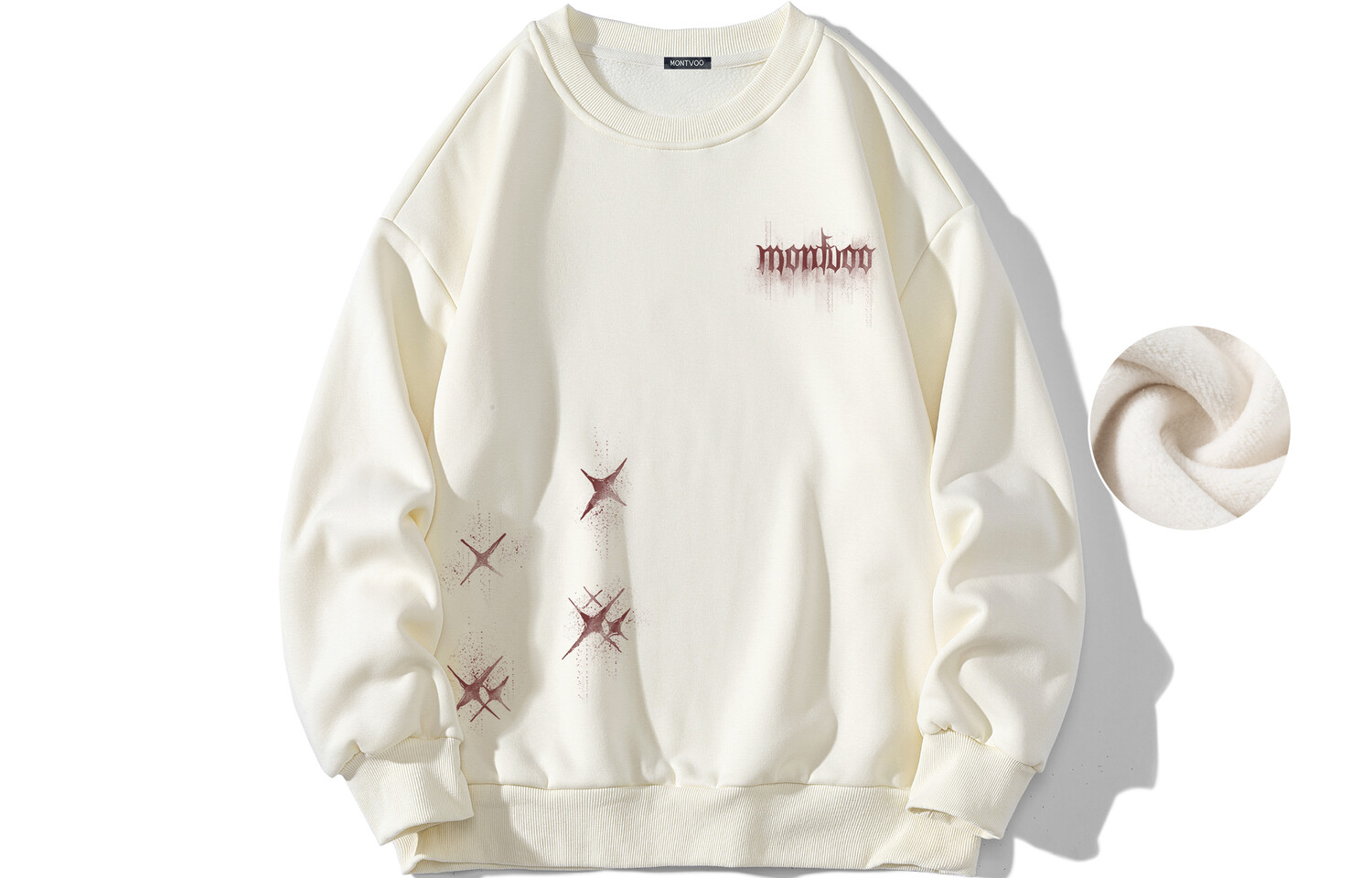 Толстовка унисекс MONTVOO, Светло-серый (на флисовой подкладке)
Толстовка унисекс MONTVOO, Светло-серый (на флисовой подкладке)