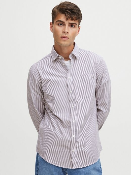 Рубашка с длинным рукавом cfanton Casual Friday, коричневый
Рубашка с длинным рукавом cfanton Casual Friday, коричневый