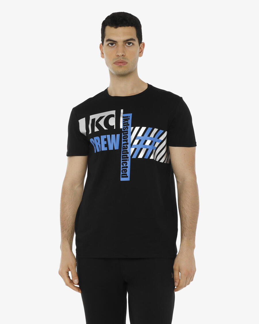 JAKED Черная хлопковая фитнес-футболка для мужчин
JAKED Черная хлопковая фитнес-футболка для мужчин