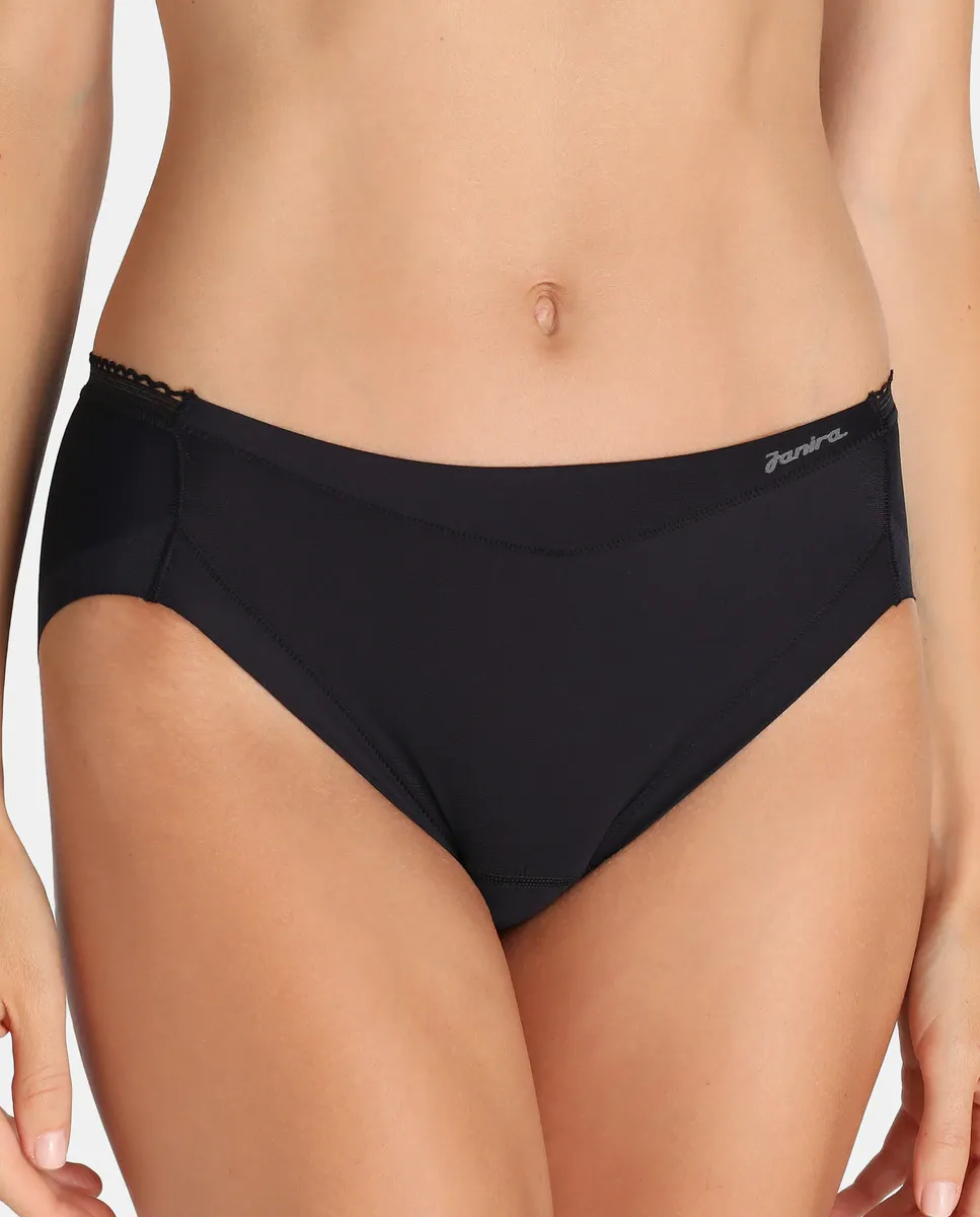 Женские высокие трусы Janira классического кроя со швами, черный
Женские высокие трусы Janira классического кроя со швами, черный