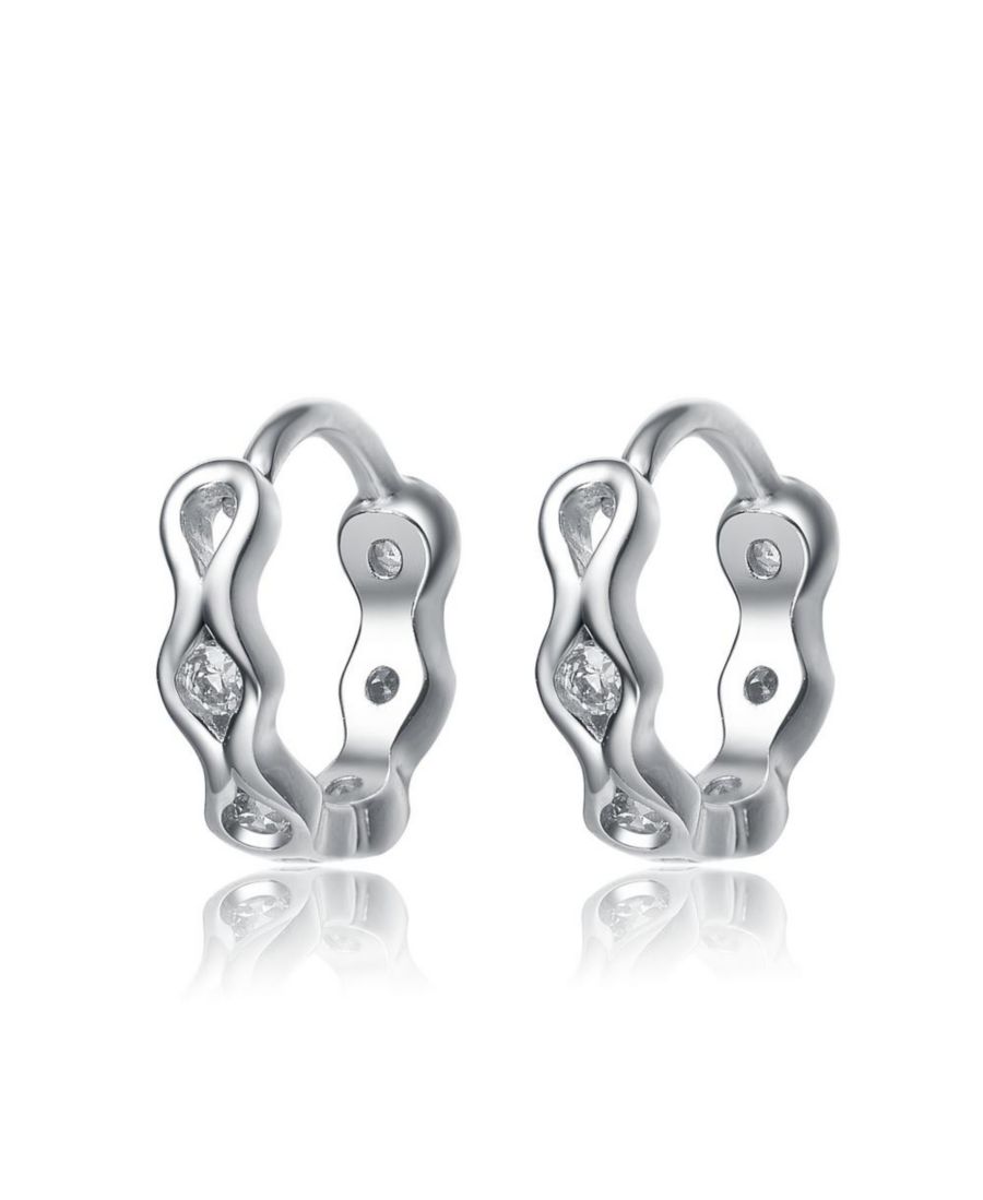 Прекрасные маленькие круглые серьги-кольца из стерлингового серебра с кубическим цирконием GiGiGirl, Silver
Прекрасные маленькие круглые серьги-кольца из стерлингового серебра с кубическим цирконием GiGiGirl, Silver