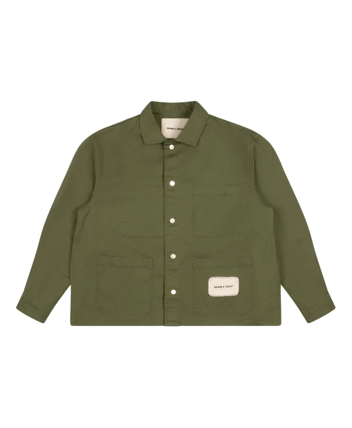 Рабочая рубашка из хлопка средней плотности с карманами. Bram'S Fruit, зеленый
Рабочая рубашка из хлопка средней плотности с карманами. Bram'S Fruit, зеленый