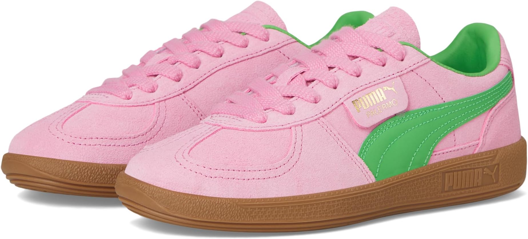 Кроссовки PUMA Kids Palermo, Puma Pink Delight/Green/Gum
Кроссовки PUMA Kids Palermo, Puma Pink Delight/Green/Gum