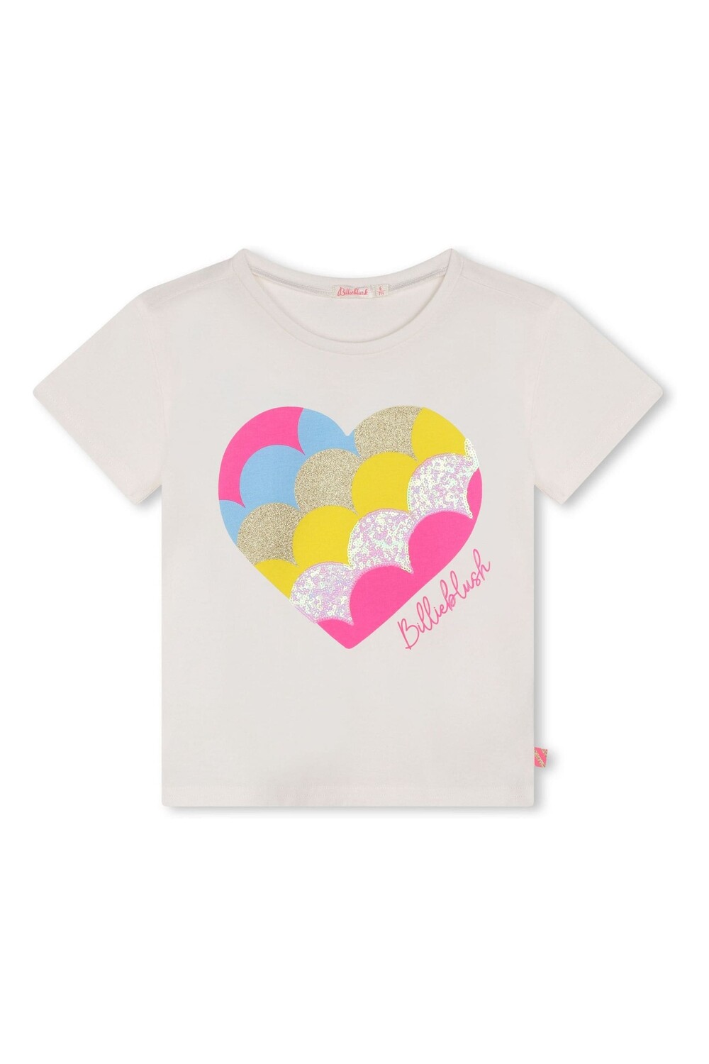 Футболка с коротким рукавом и принтом в виде блестящего сердца Billieblush, белый
Футболка с коротким рукавом и принтом в виде блестящего сердца Billieblush, белый