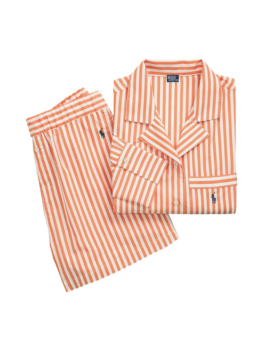 Пижама Polo Ralph Lauren Crop & Boxer Set, цвет Orange/White
Пижама Polo Ralph Lauren Crop & Boxer Set, цвет Orange/White