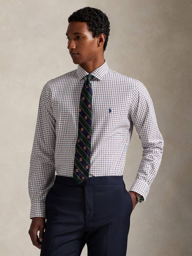 Хлопковая рубашка из поплина в клетку Ralph Lauren, Hunter Navy
Хлопковая рубашка из поплина в клетку Ralph Lauren, Hunter Navy