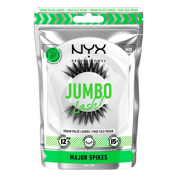 Накладные ресницы Major Spikes, 1 упаковка. Nyx Professional Makeup Jumbo lash!
Накладные ресницы Major Spikes, 1 упаковка. Nyx Professional Makeup Jumbo lash!