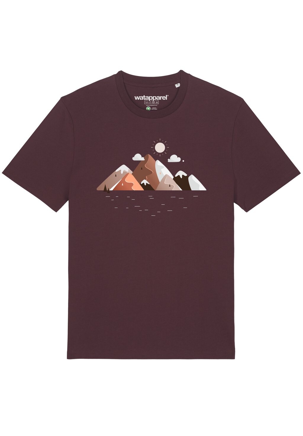Футболка с принтом MOUNTAINS MOON Watapparel, цвет red brown
Футболка с принтом MOUNTAINS MOON Watapparel, цвет red brown