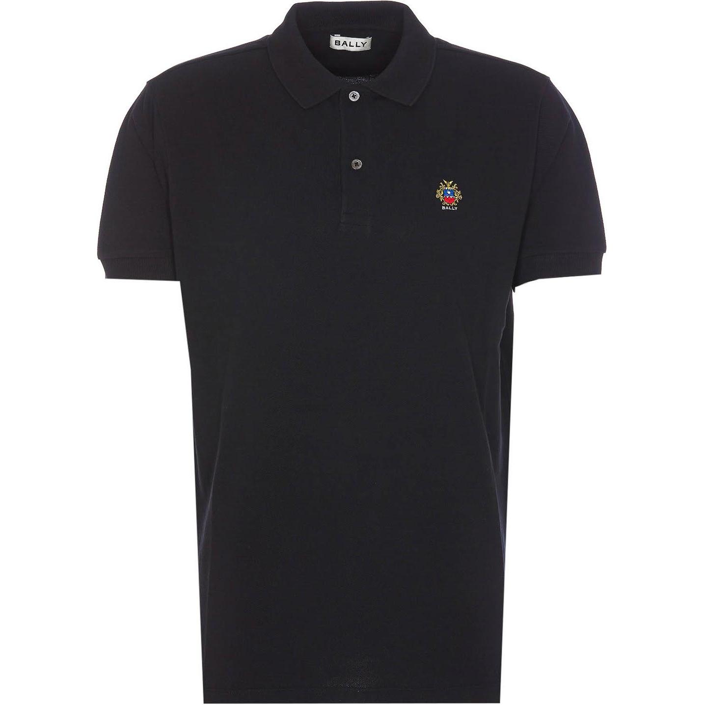 Футболка поло с коротким рукавом и вышитым логотипом BALLY, черная
Футболка поло с коротким рукавом и вышитым логотипом BALLY, черная