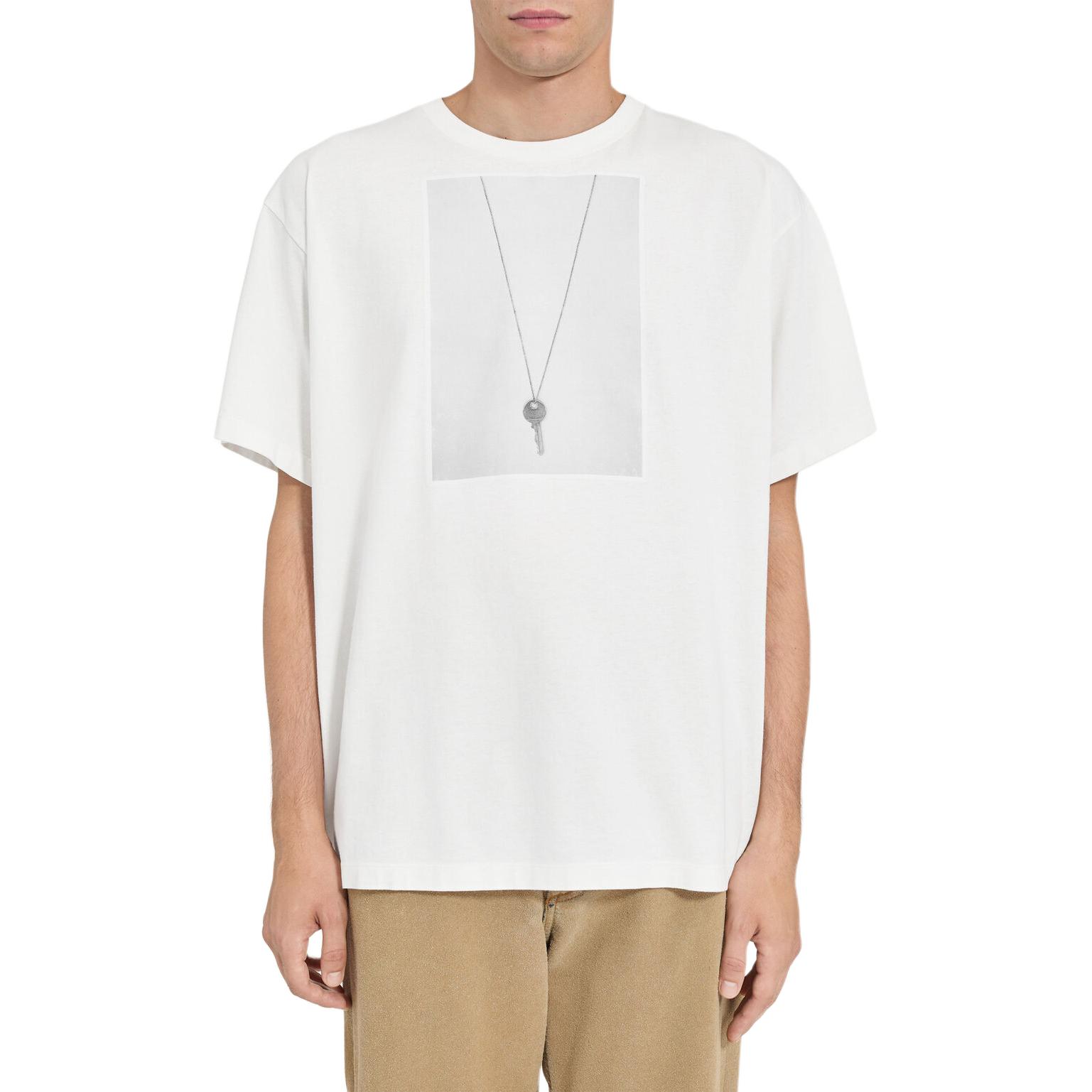 Футболка с круглым вырезом MM6 Maison Margiela, белый
Футболка с круглым вырезом MM6 Maison Margiela, белый