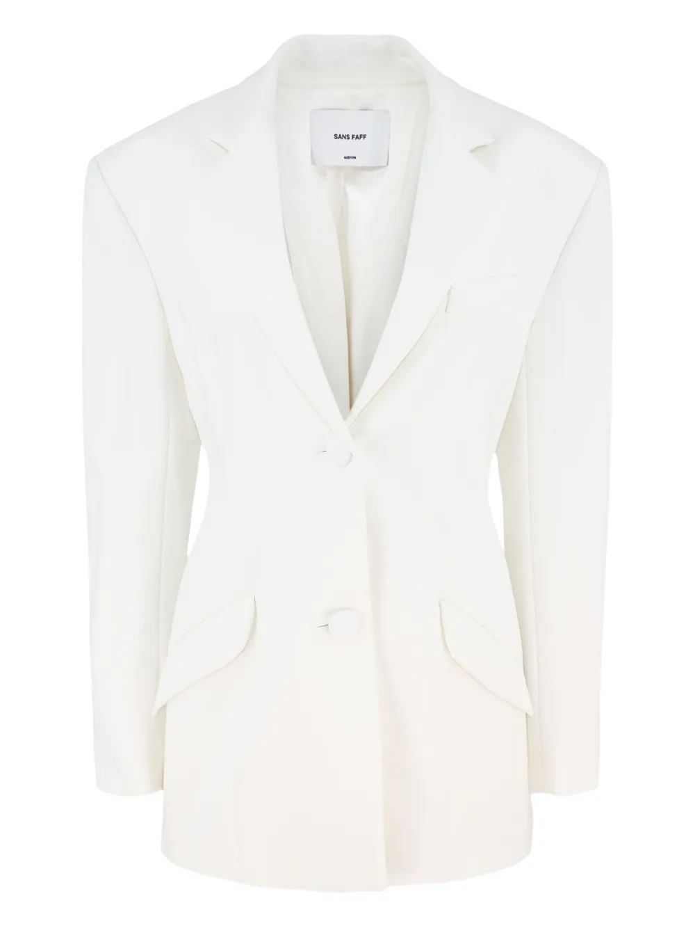 Блейзер Sicily строгого кроя Sans Faff, белый
Блейзер Sicily строгого кроя Sans Faff, белый