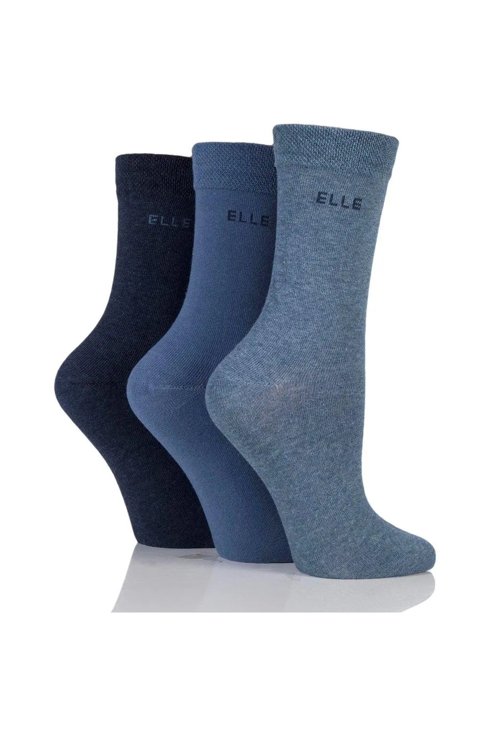 3 пары однотонных, полосатых и узорчатых хлопчатобумажных носков со связанными пальцами ELLE, синий
3 пары однотонных, полосатых и узорчатых хлопчатобумажных носков со связанными пальцами ELLE, синий