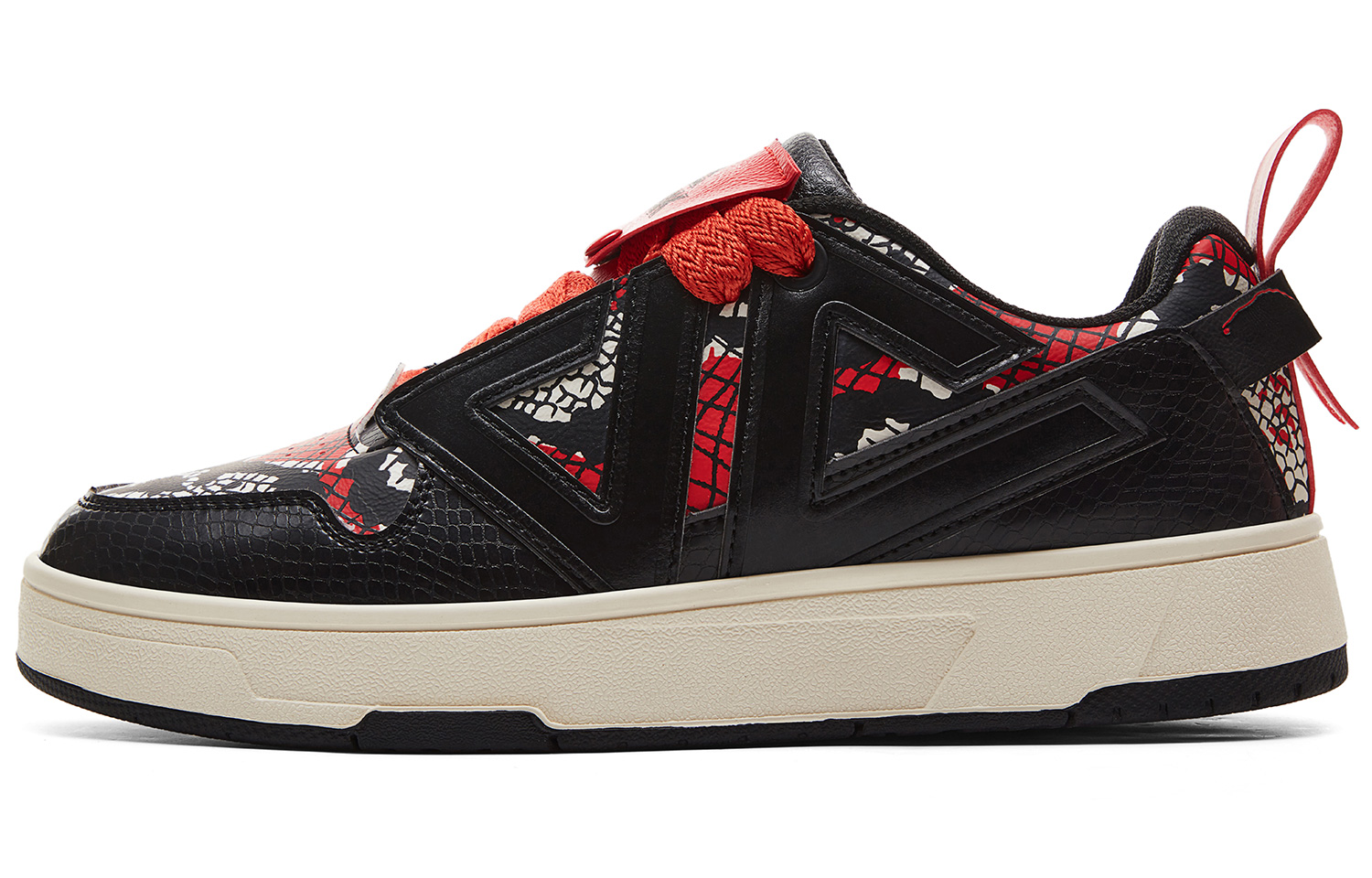 PEAK Кроссовки для скейтбординга с низким верхом, амортизацией, износостойкостью и поддержкой, мужские, черные, благородно-красные
PEAK Кроссовки для скейтбординга с низким верхом, амортизацией, износостойкостью и поддержкой, мужские, черные, благородно-красные