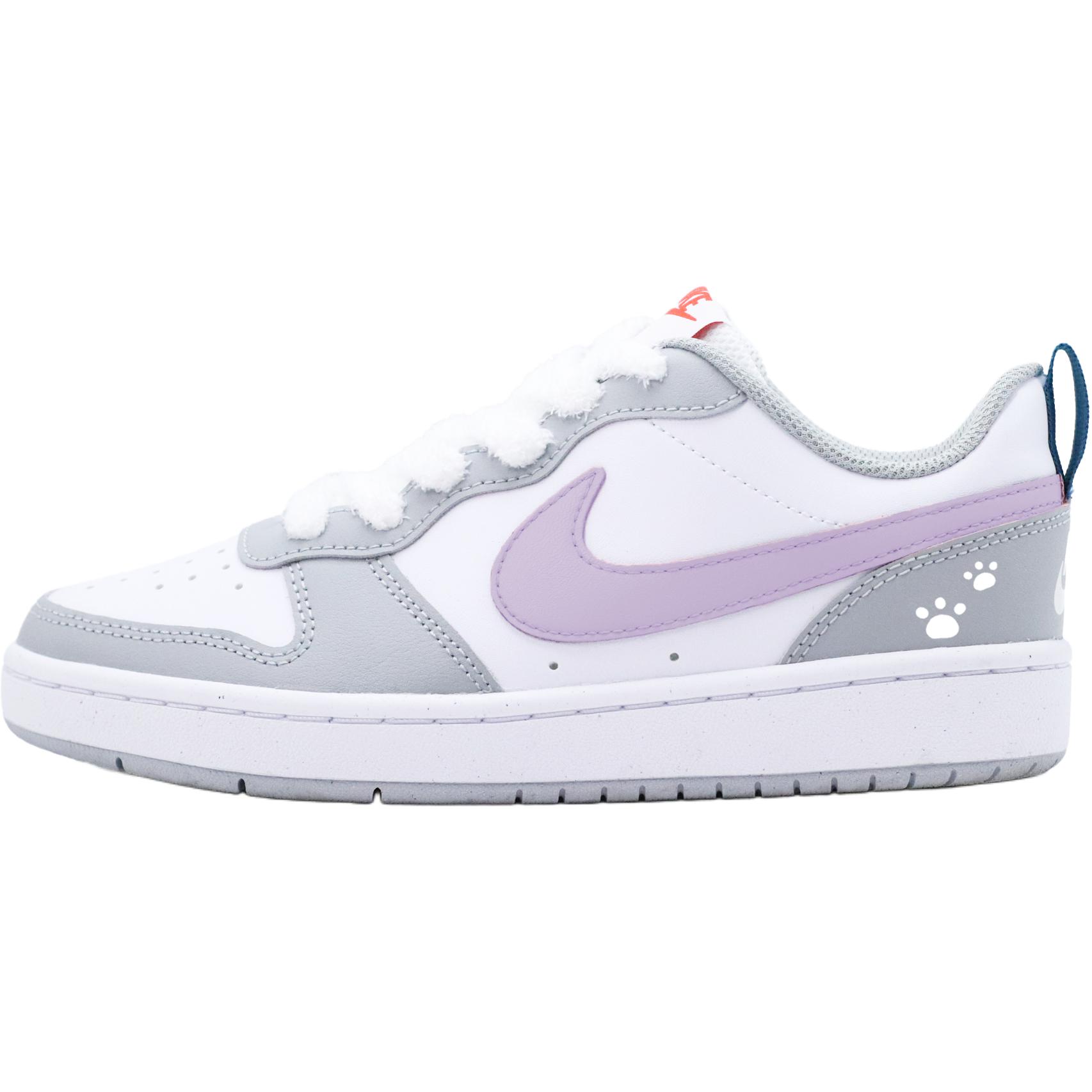 Nike Детские кроссовки для скейтбординга Court Borough Small Purple Claw с нескользящей подошвой, износостойкие, фиолетово-серые, для подростков
Nike Детские кроссовки для скейтбординга Court Borough Small Purple Claw с нескользящей подошвой, износостойкие, фиолетово-серые, для подростков