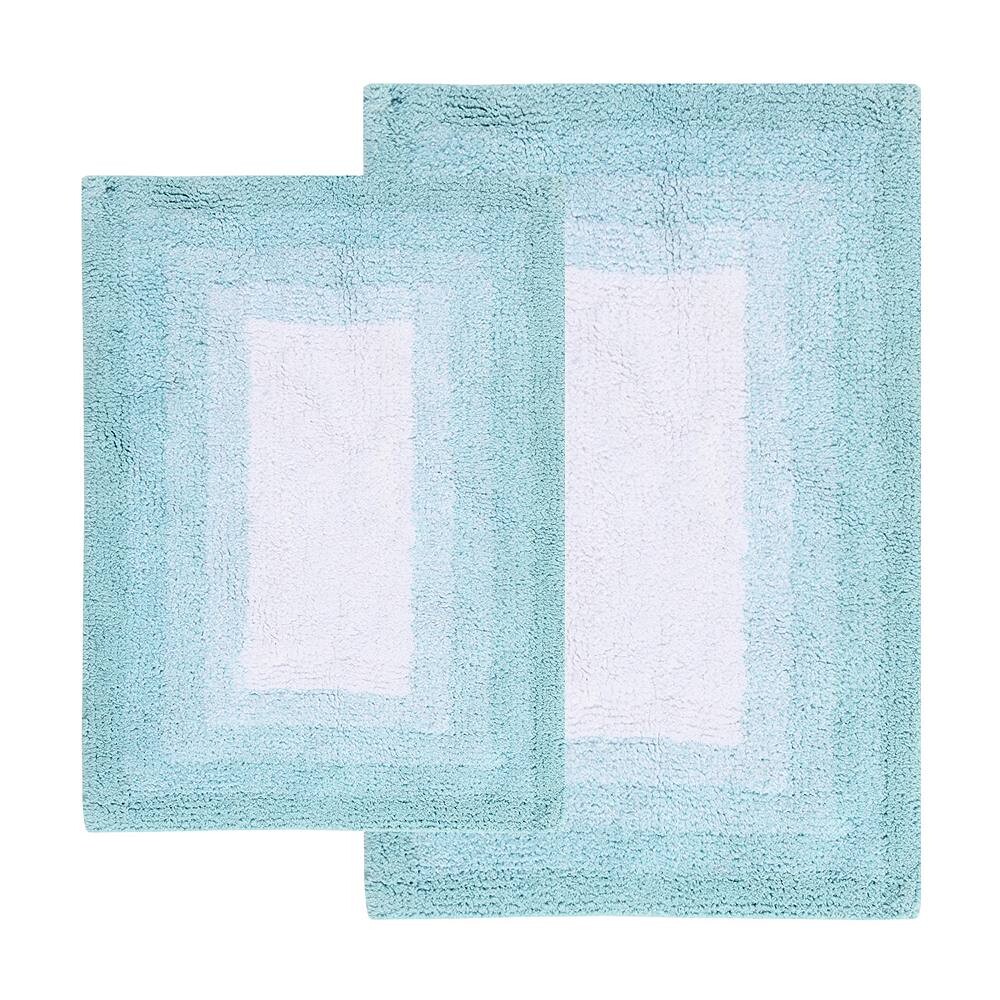 Набор двусторонних ковриков для ванной Chesapeake Whitney Ombre из 2 предметов, цвет Porcelain Blue
Набор двусторонних ковриков для ванной Chesapeake Whitney Ombre из 2 предметов, цвет Porcelain Blue
