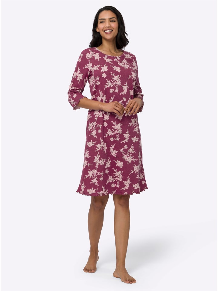 ночная рубашка с лиловым принтом Sieh an!
ночная рубашка с лиловым принтом Sieh an!