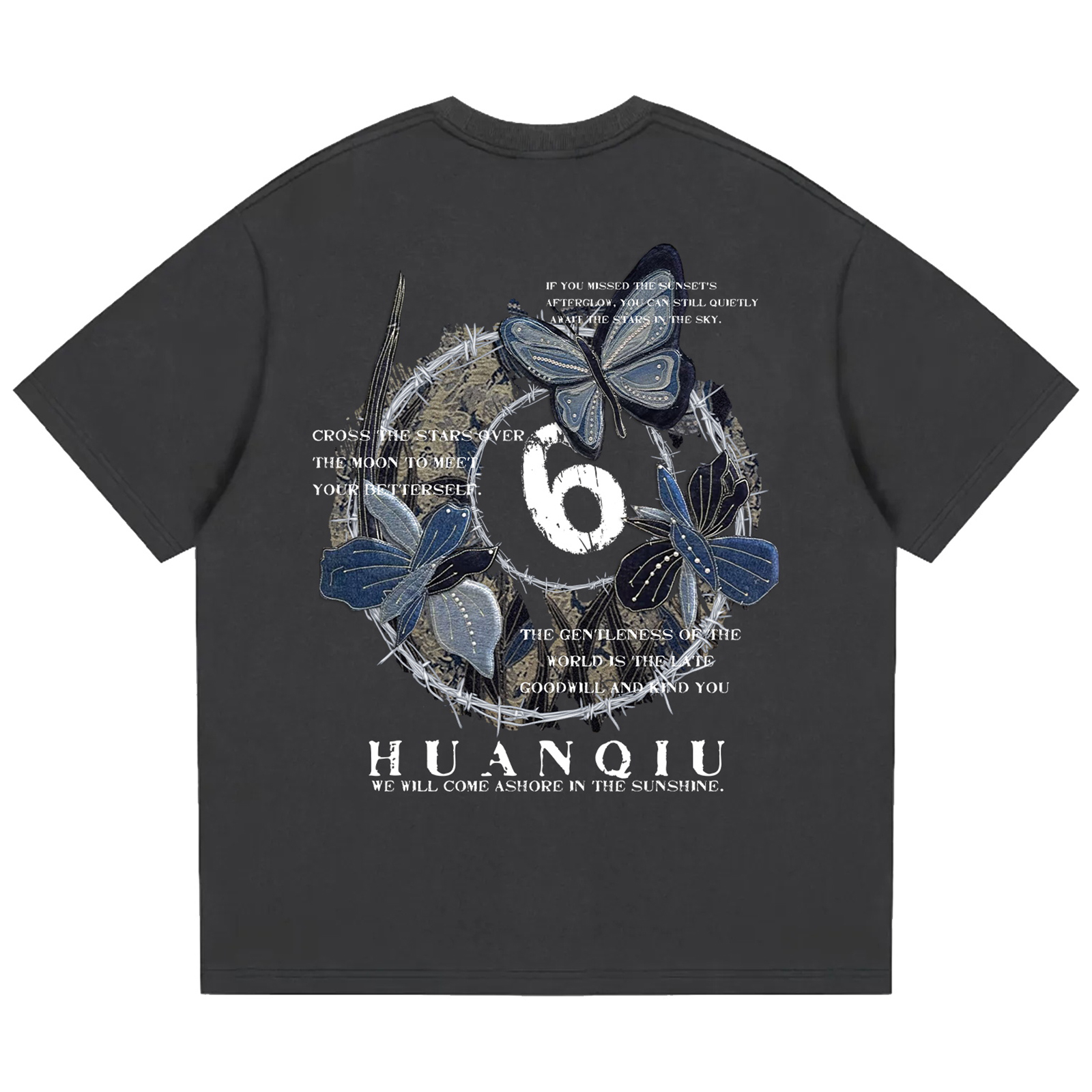 Футболка Unisex Crew Neck Moderate Heavyweight HUANQIU, темно-серый
Футболка Unisex Crew Neck Moderate Heavyweight HUANQIU, темно-серый