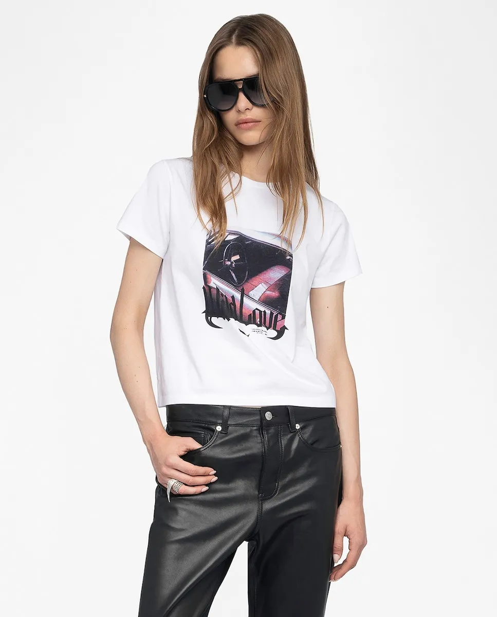 Женская футболка Alys с коротким рукавом из хлопка Zadig & Voltaire, белый
Женская футболка Alys с коротким рукавом из хлопка Zadig & Voltaire, белый