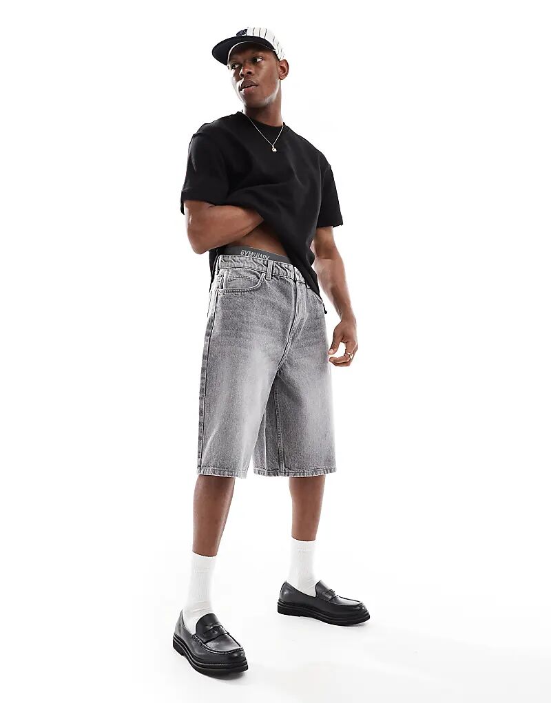 Мешковатые джинсовые шорты-бермуды Bershka светло-серого цвета
Мешковатые джинсовые шорты-бермуды Bershka светло-серого цвета