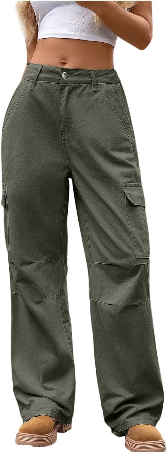 Женские джинсы Wide Leg с высокой посадкой на пуговицах, свободные и эластичные, в стиле карго с боковыми карманами
Женские джинсы Wide Leg с высокой посадкой на пуговицах, свободные и эластичные, в стиле карго с боковыми карманами