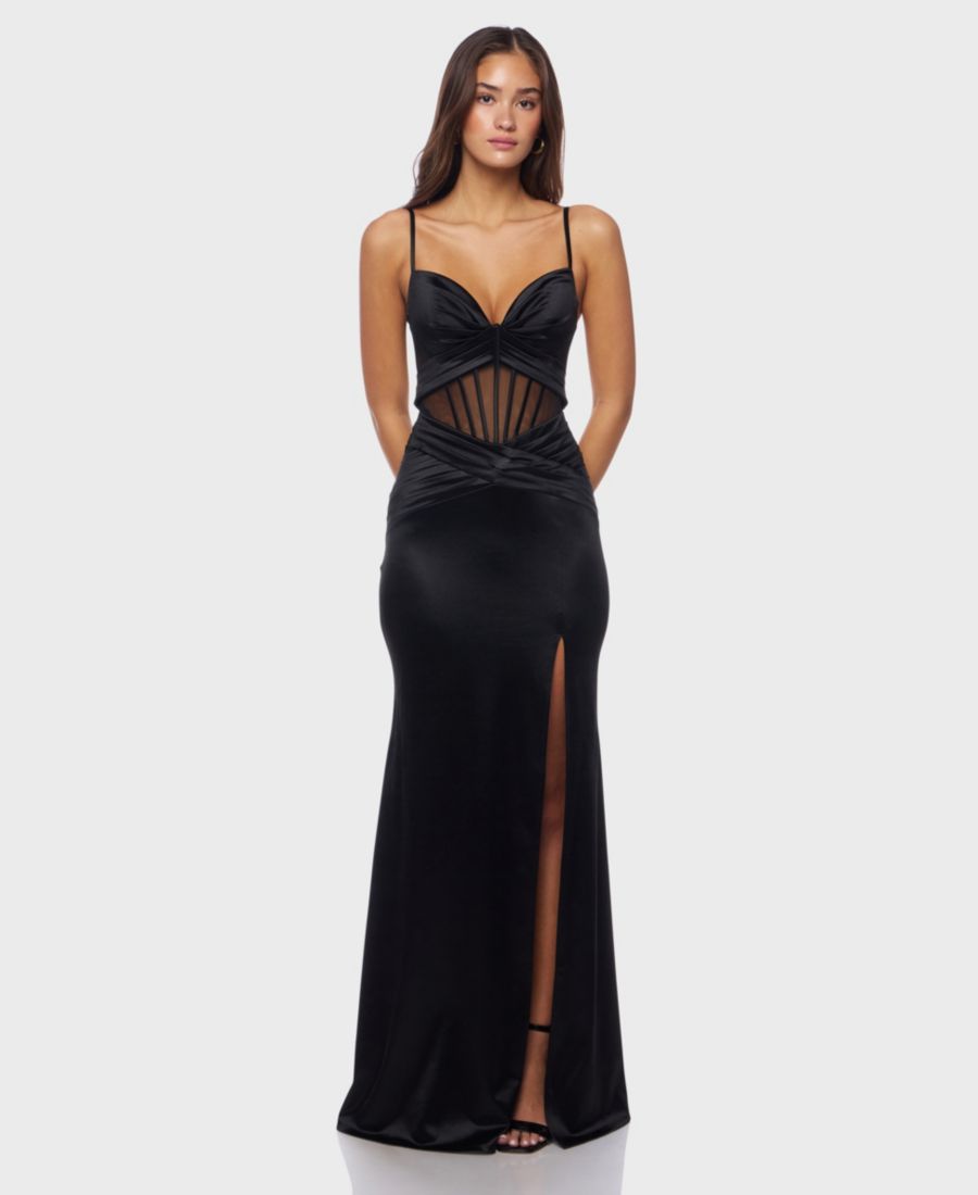 Платье с прозрачными бретелями для подростков Alex & Sophia, Black
Платье с прозрачными бретелями для подростков Alex & Sophia, Black