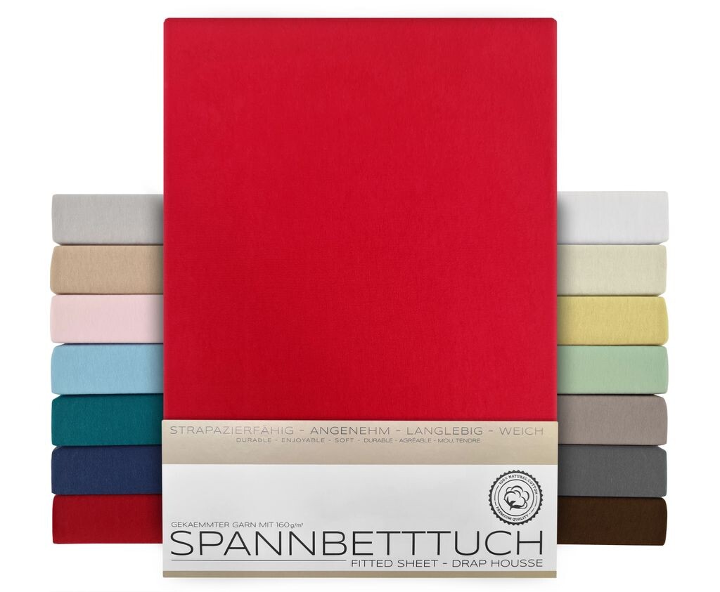 BEAUTEX простыня-короб пружина - 140х200х45 см красный, простыня из чесаного хлопка, премиум-джерси 160г/м²
BEAUTEX простыня-короб пружина - 140х200х45 см красный, простыня из чесаного хлопка, премиум-джерси 160г/м²