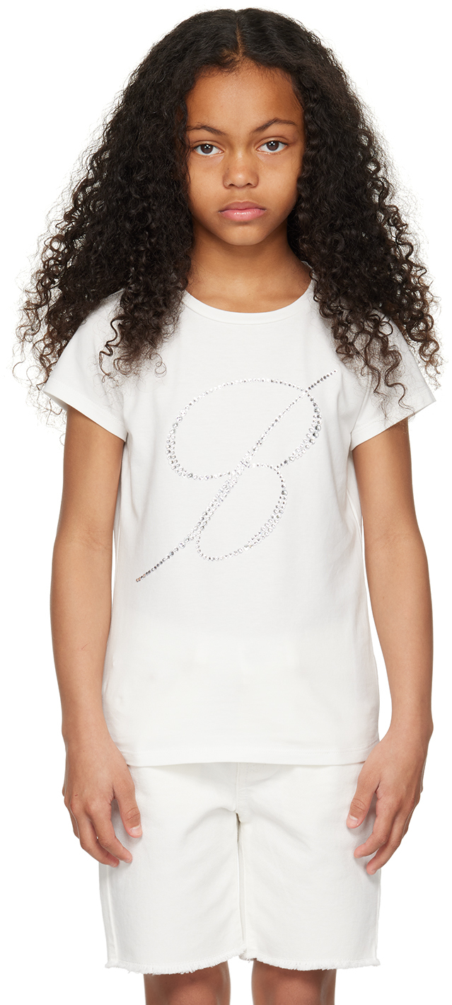 Детская белая футболка Moda Miss Blumarine
Детская белая футболка Moda Miss Blumarine